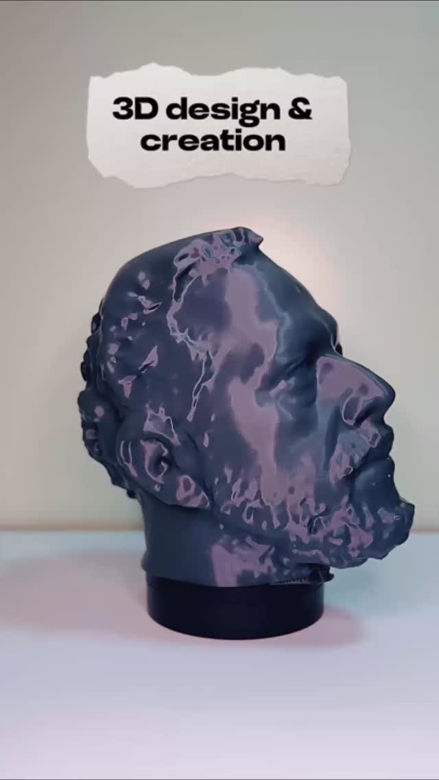 Designed head mould and face form